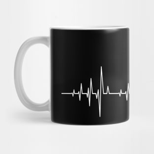 Awesome Podcast Heartbeat Podcaster Heart Beat Mug